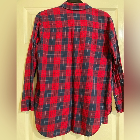 Madewell Plaid Boyfriend Flannel - Picture 4 of 6